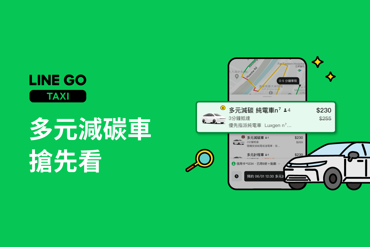 預約多元減碳車搶先看！期間限定熊大 LUXGEN n⁷等你搭